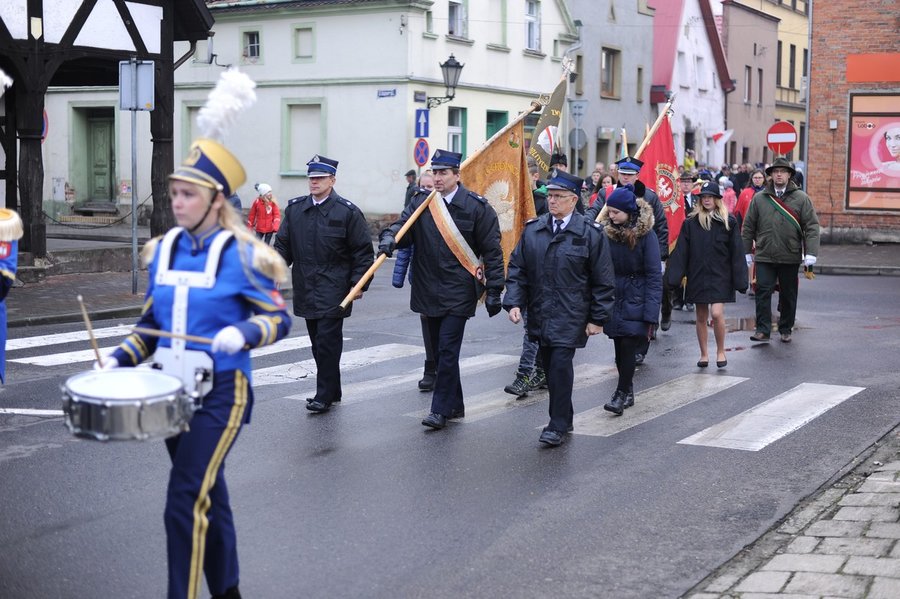 Msza, przemarsz i wiązanki