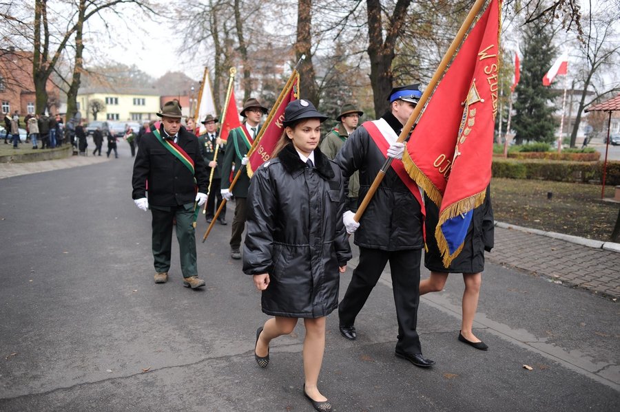 Msza, przemarsz i wiązanki