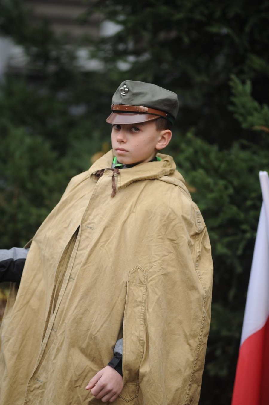 Msza, przemarsz i wiązanki