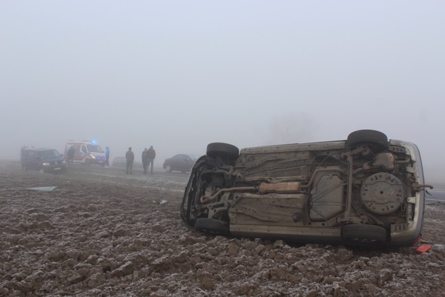 Karambol na drodze Dusina - Daleszyn
