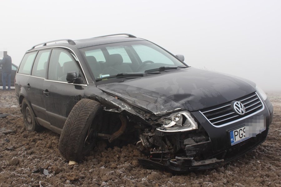 Karambol na drodze Dusina - Daleszyn