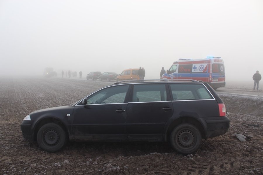Karambol na drodze Dusina - Daleszyn