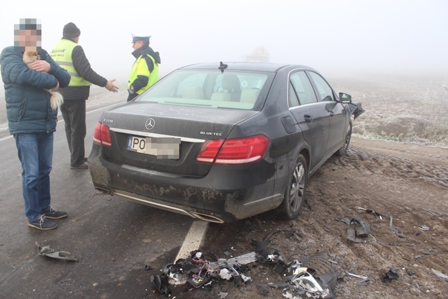 Karambol na drodze Dusina - Daleszyn