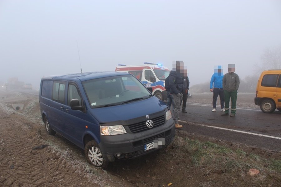 Karambol na drodze Dusina - Daleszyn