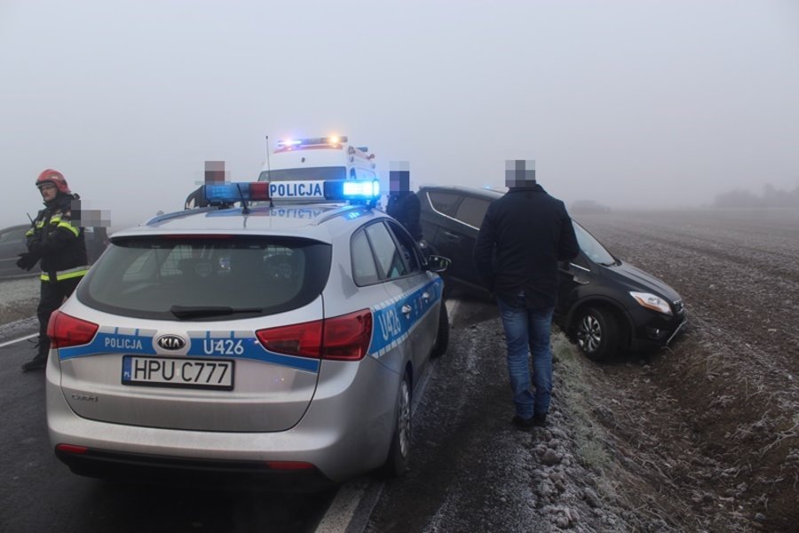 Karambol na drodze Dusina - Daleszyn