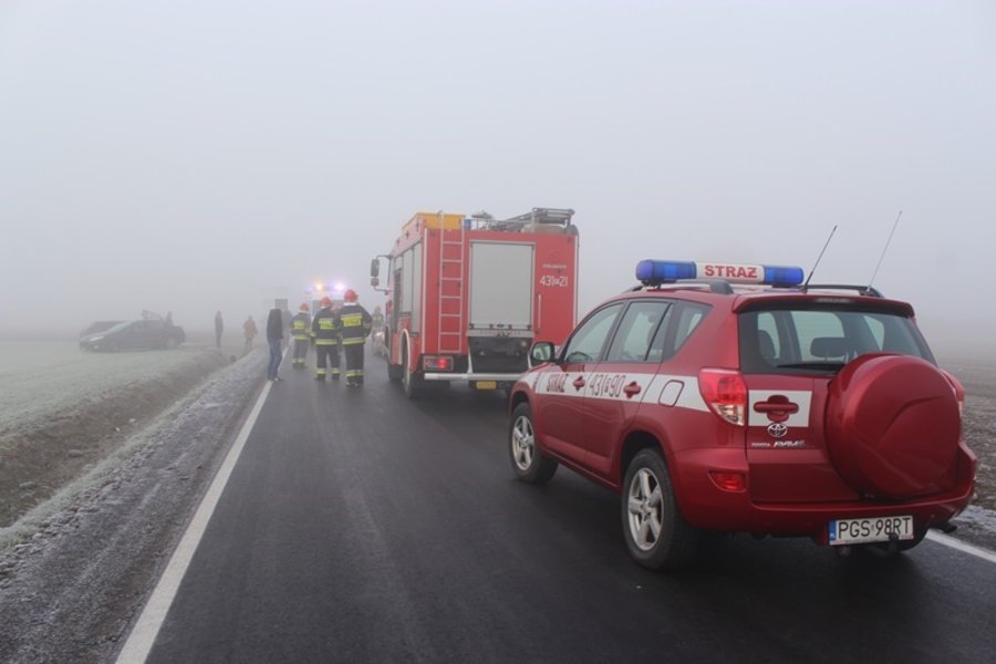 Karambol na drodze Dusina - Daleszyn