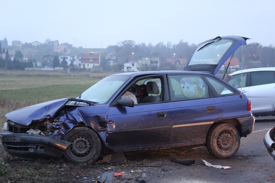Ścięła łuk i uderzyła w opla