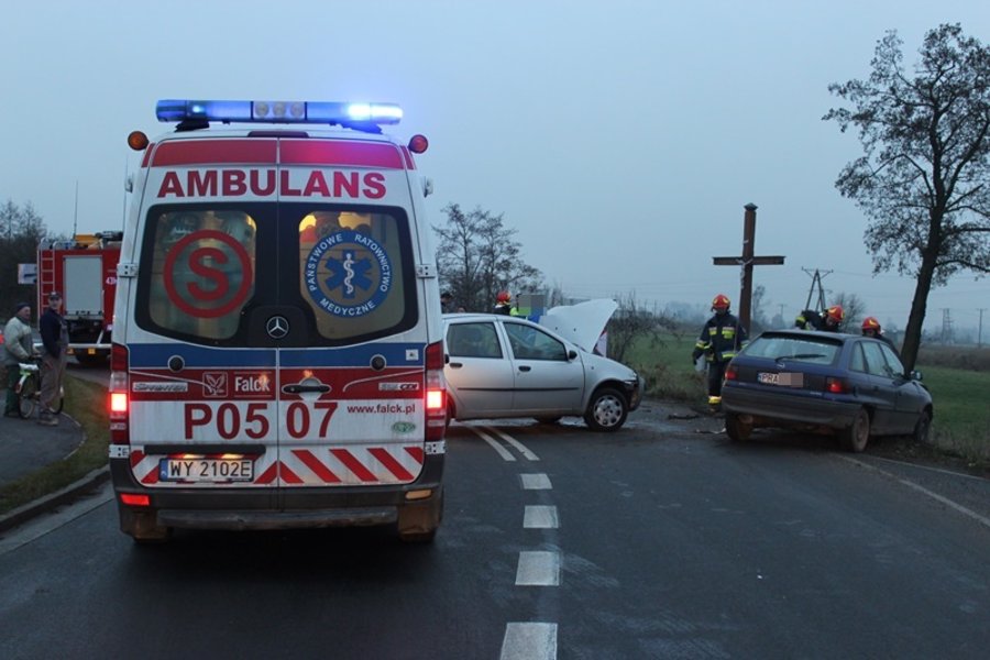 Ścięła łuk i uderzyła w opla
