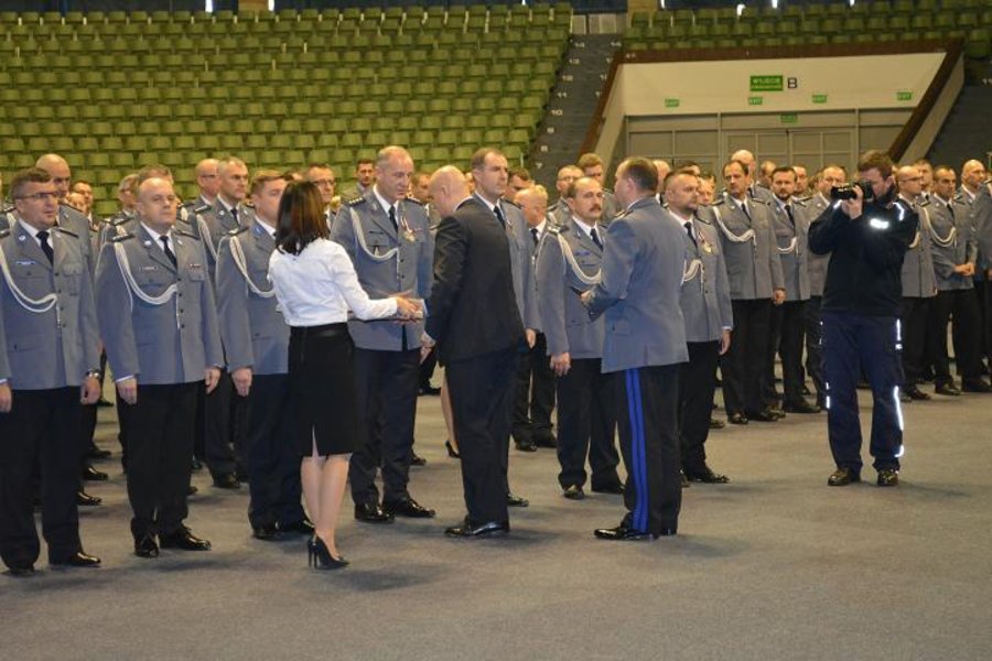 Policjanci i włodarze na medal
