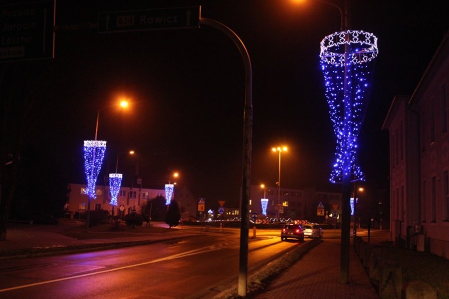 Gostyń przystroił się na święta