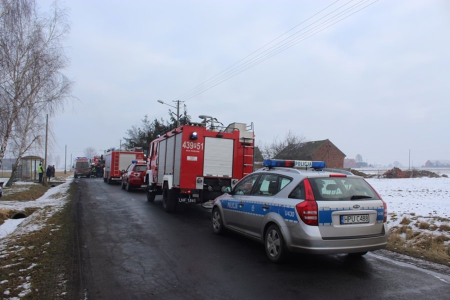 Pożar w Leonowie. Zginęła kobieta