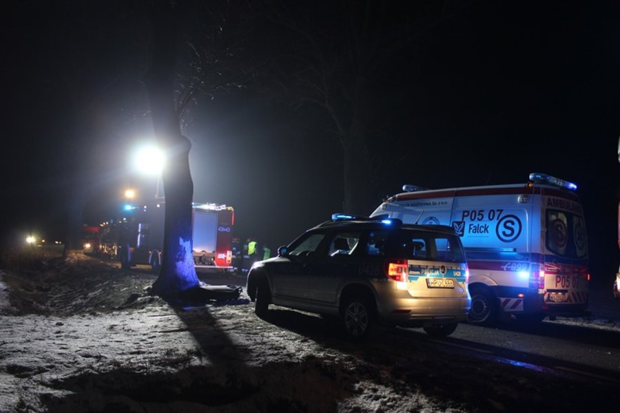 Wypadek w drodze ze studniówki