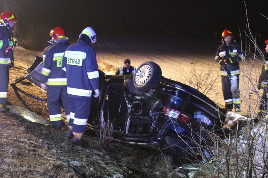 Wypadek w drodze ze studniówki