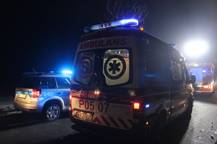Wypadek w drodze ze studniówki