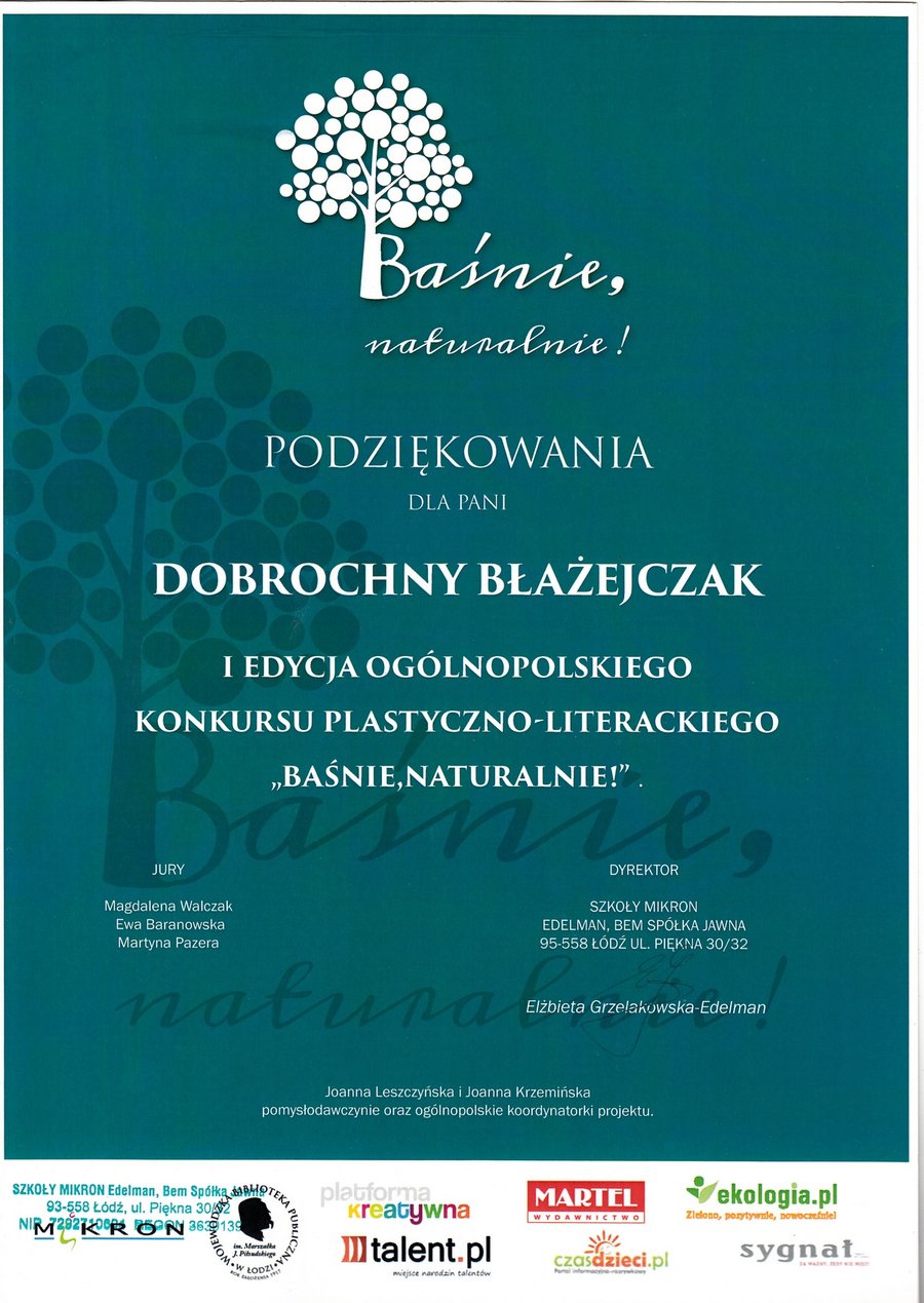 Baśniowe prace wyróżnione