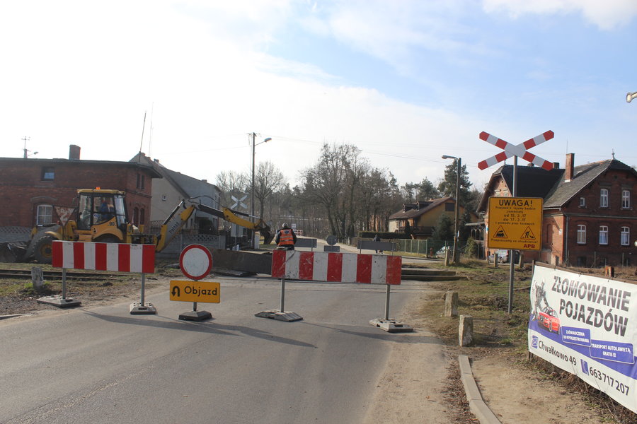 Rozpoczął się remont przejazdu kolejowego w Piaskach