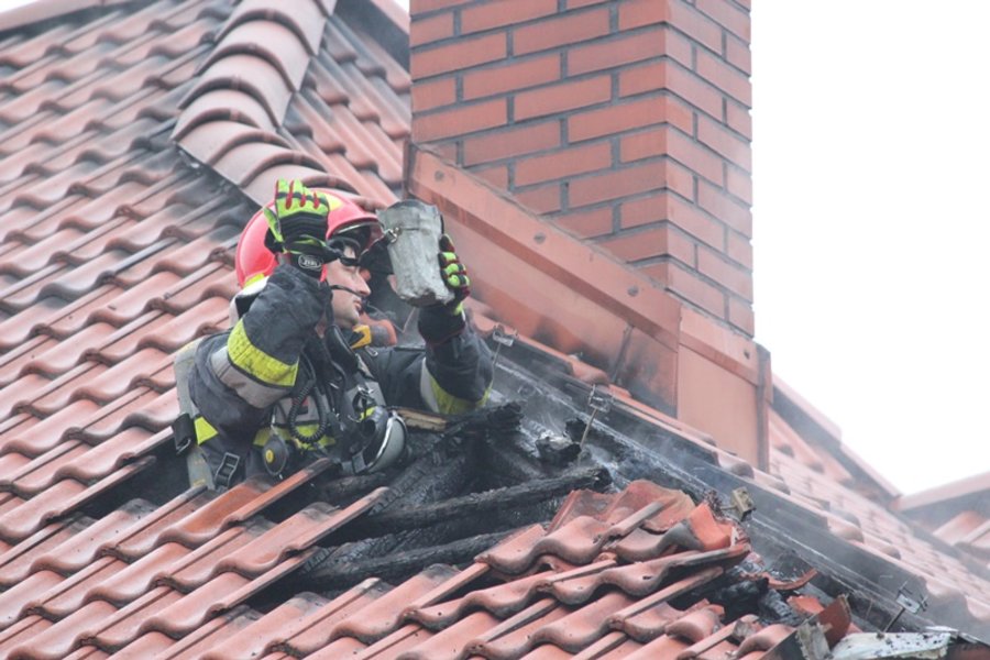 Paliła się kamienica przy rondzie - film