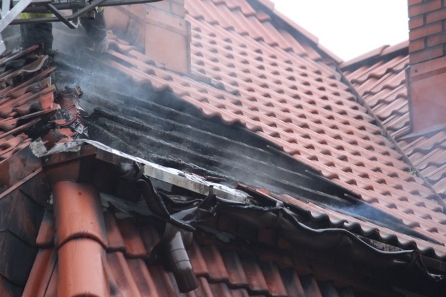 Paliła się kamienica przy rondzie - film