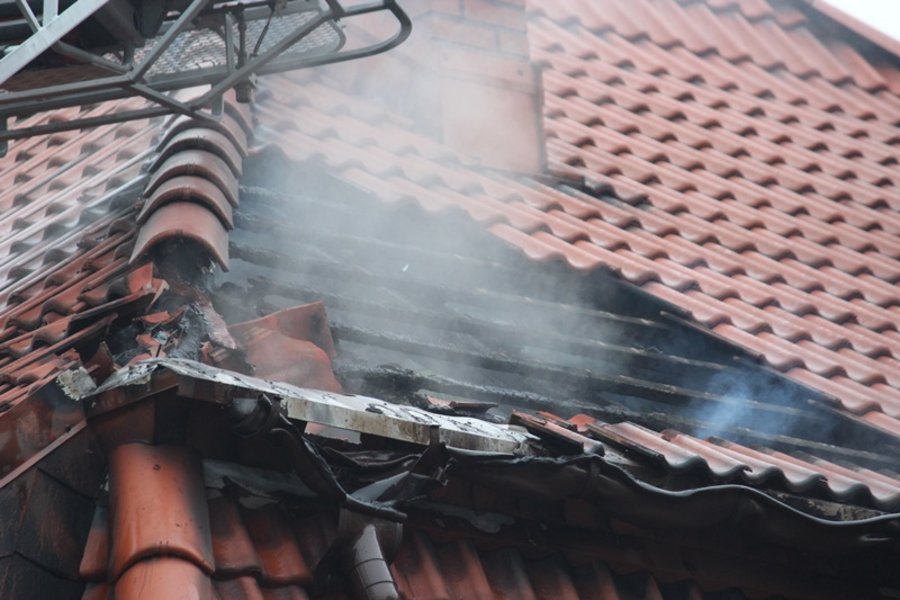 Paliła się kamienica przy rondzie - film