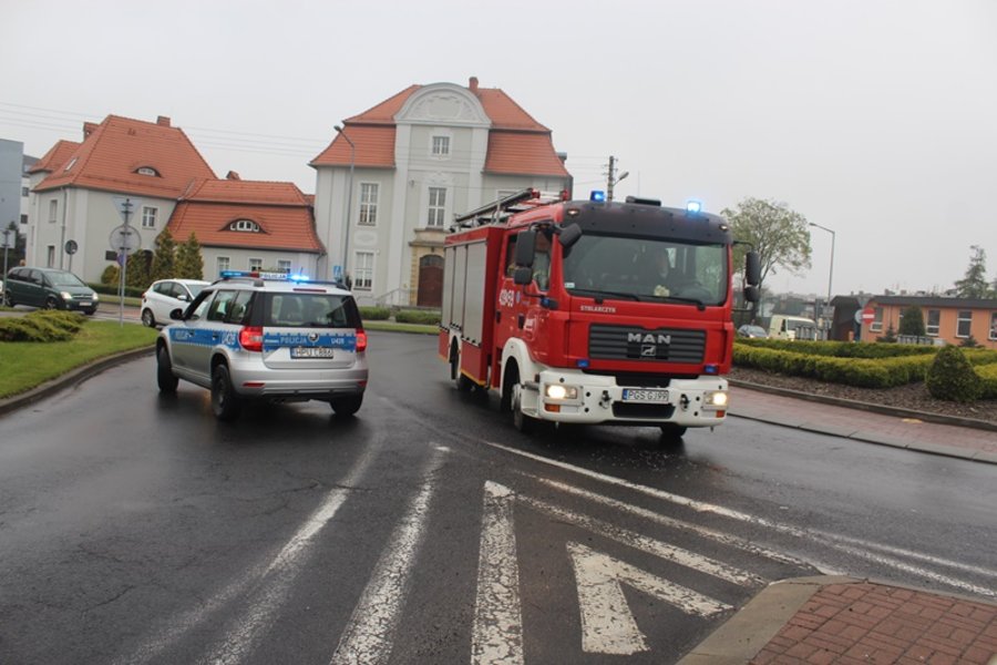 Paliła się kamienica przy rondzie - film