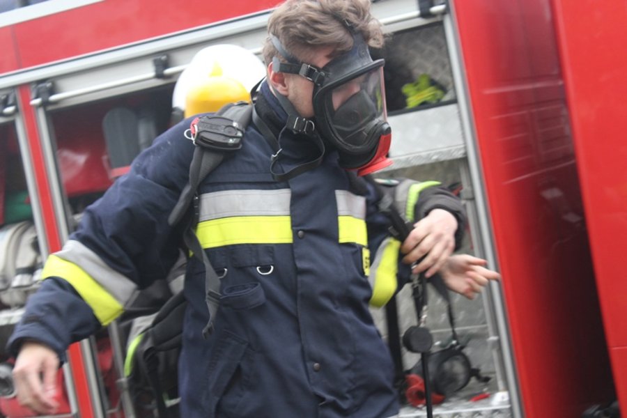 Paliła się kamienica przy rondzie - film