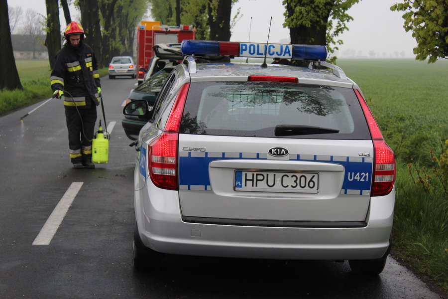 Dwie kolizje w jednym miejscu