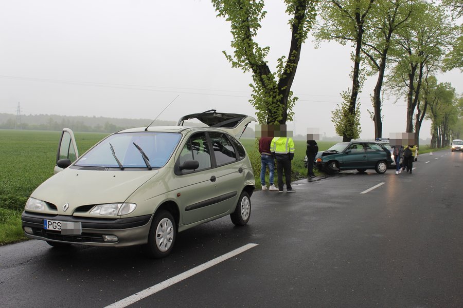 Dwie kolizje w jednym miejscu