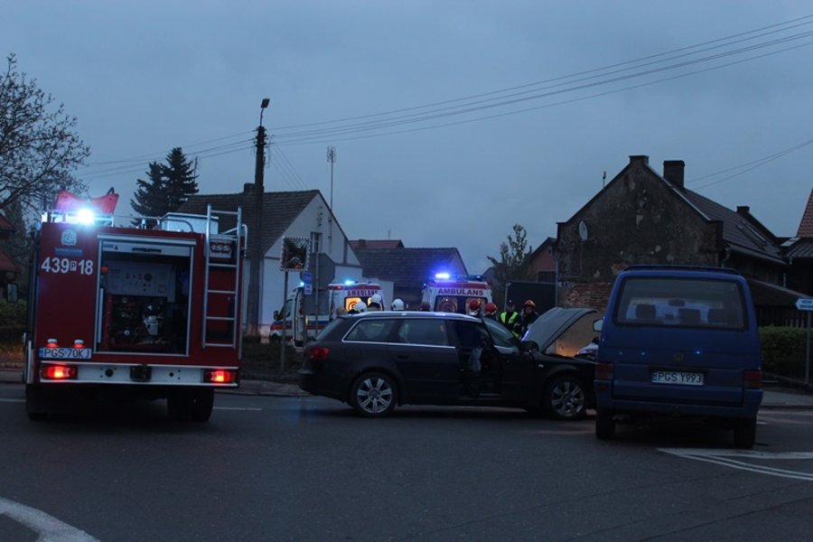 Groźny wypadek w Poniecu