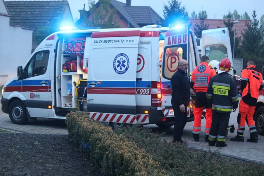 Groźny wypadek w Poniecu