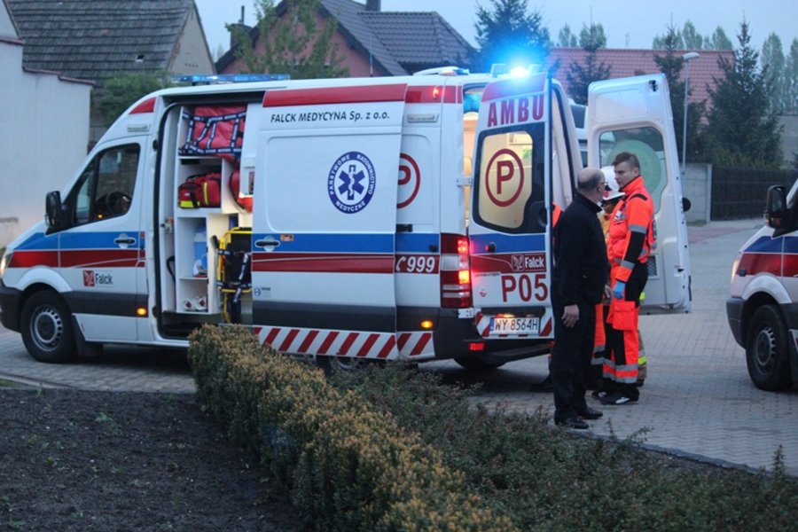 Groźny wypadek w Poniecu