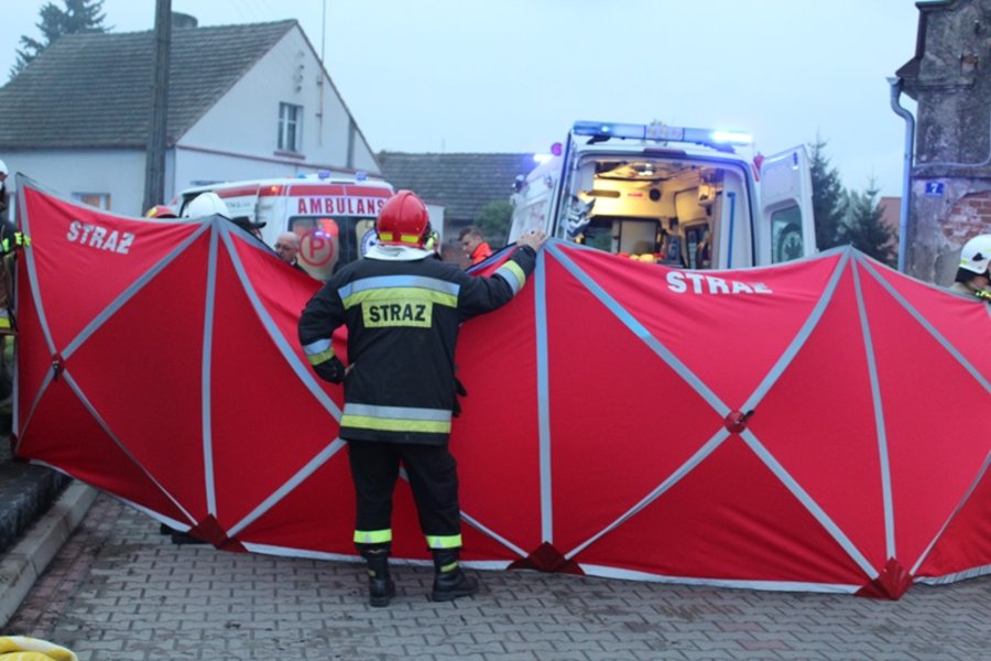 Groźny wypadek w Poniecu