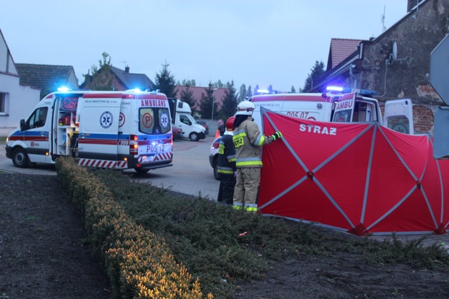 Groźny wypadek w Poniecu