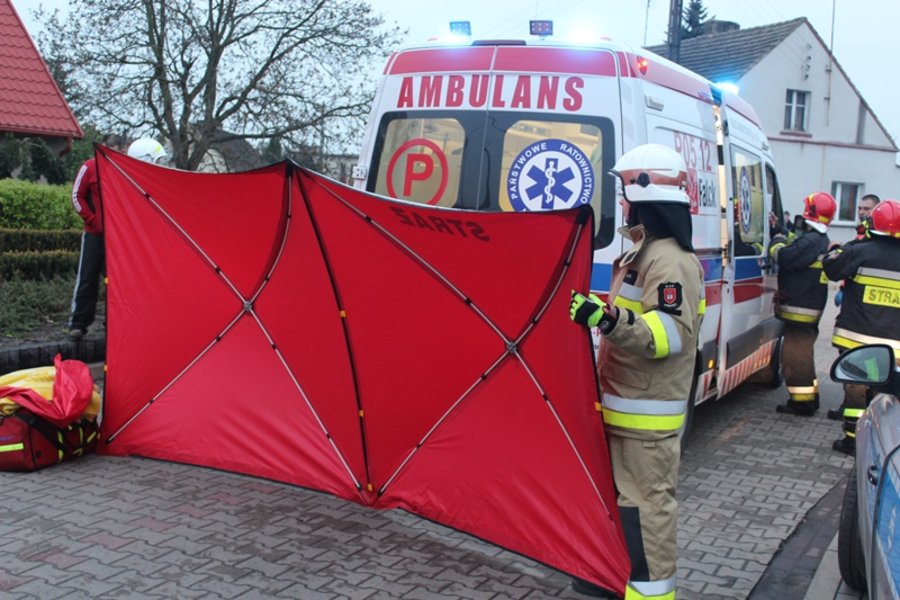 Groźny wypadek w Poniecu