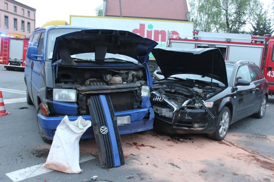 Groźny wypadek w Poniecu