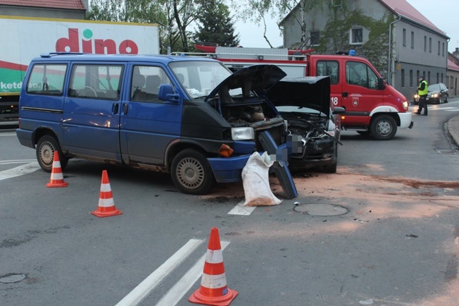 Groźny wypadek w Poniecu