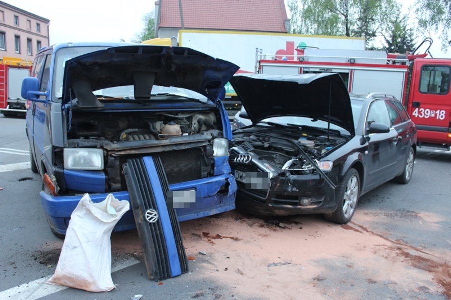 Groźny wypadek w Poniecu