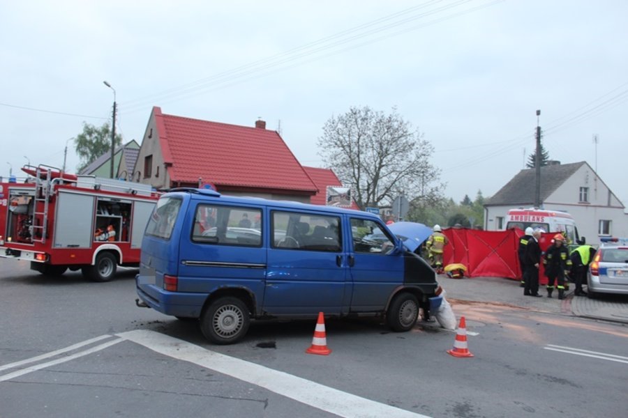 Groźny wypadek w Poniecu