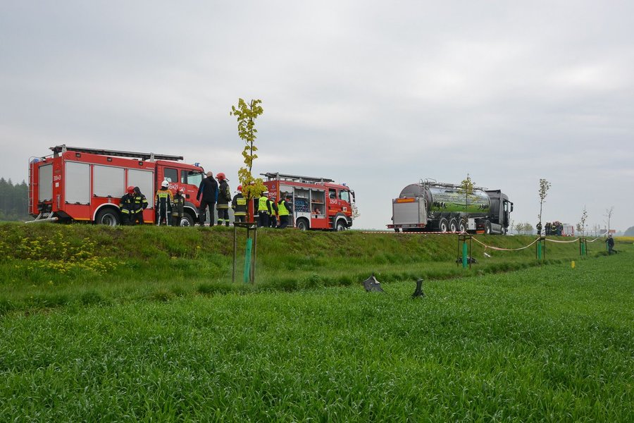 Makabryczny wypadek. Dwie osoby spłonęły