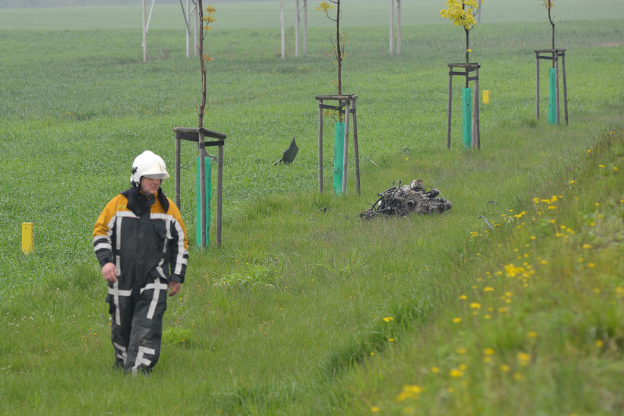 Makabryczny wypadek. Dwie osoby spłonęły