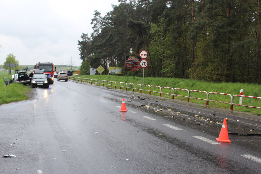 Kobietę zabrano do szpitala