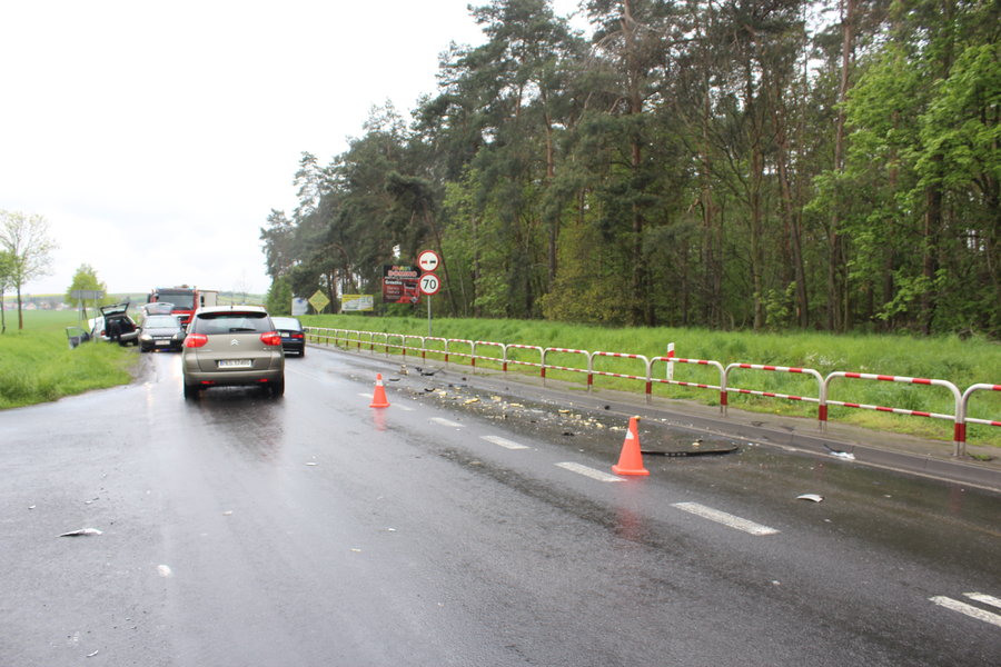 Kobietę zabrano do szpitala