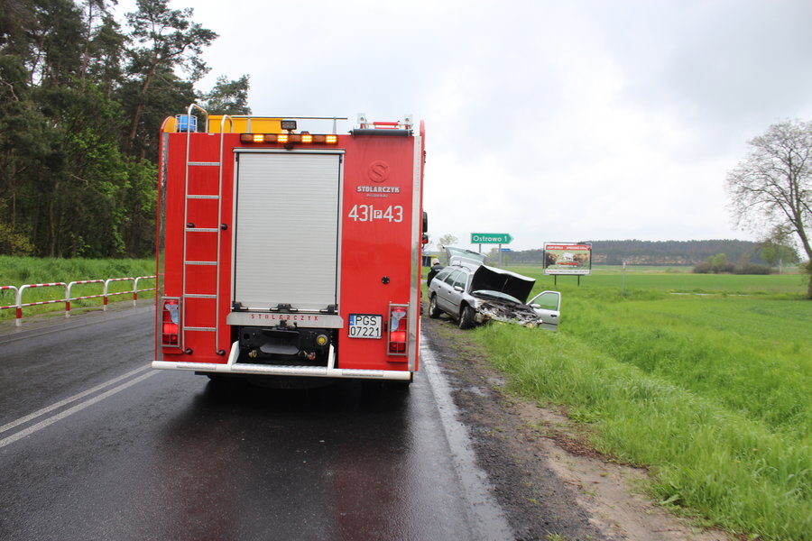 Kobietę zabrano do szpitala