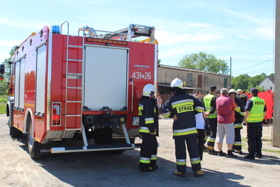 Podpalił mieszkanie, o mało nie zginął
