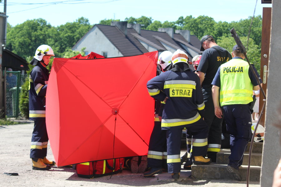 Podpalił mieszkanie, o mało nie zginął