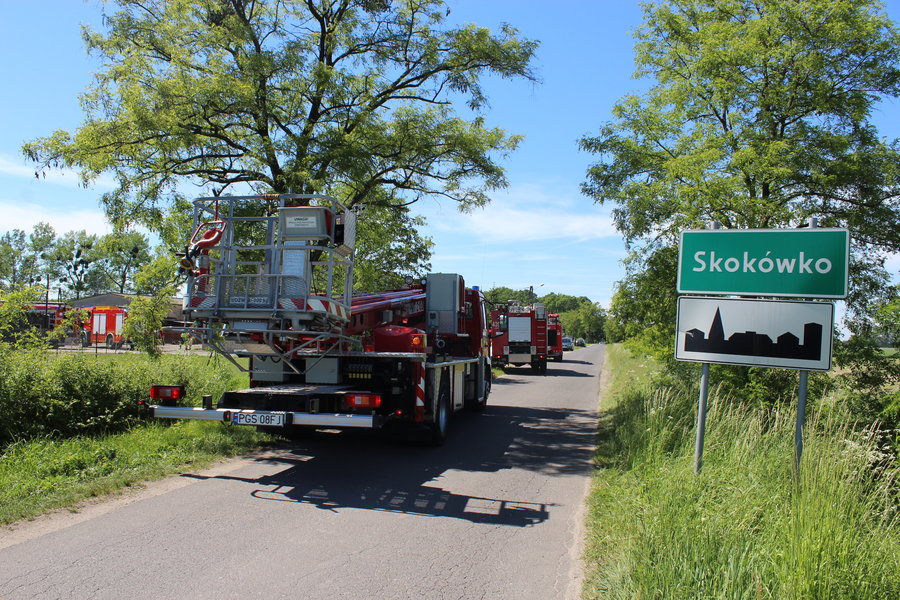 Podpalił mieszkanie, o mało nie zginął