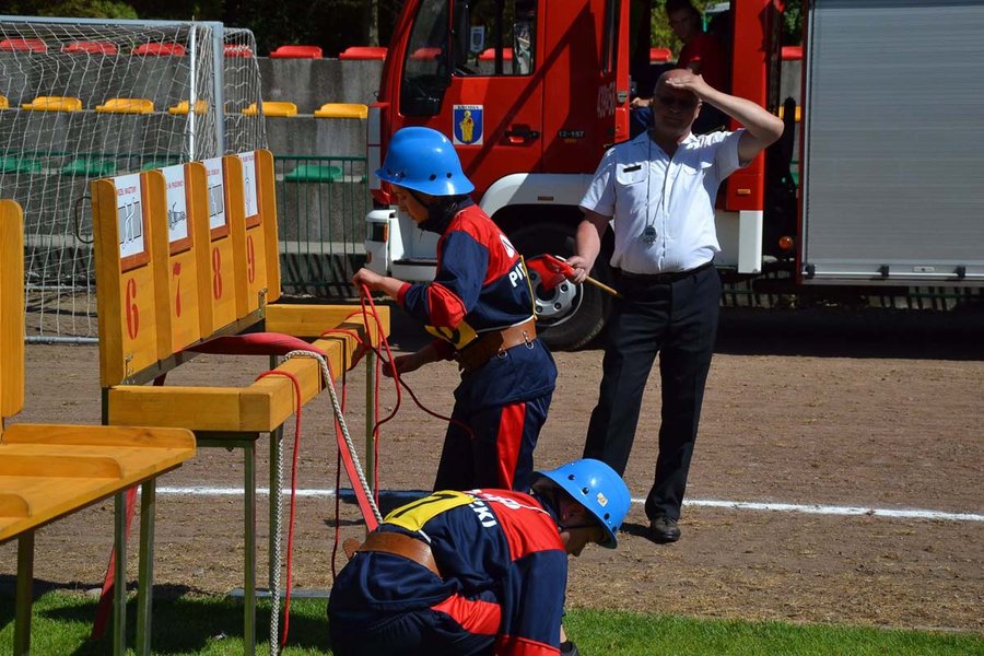 Strażak ucierpiał podczas zawodów