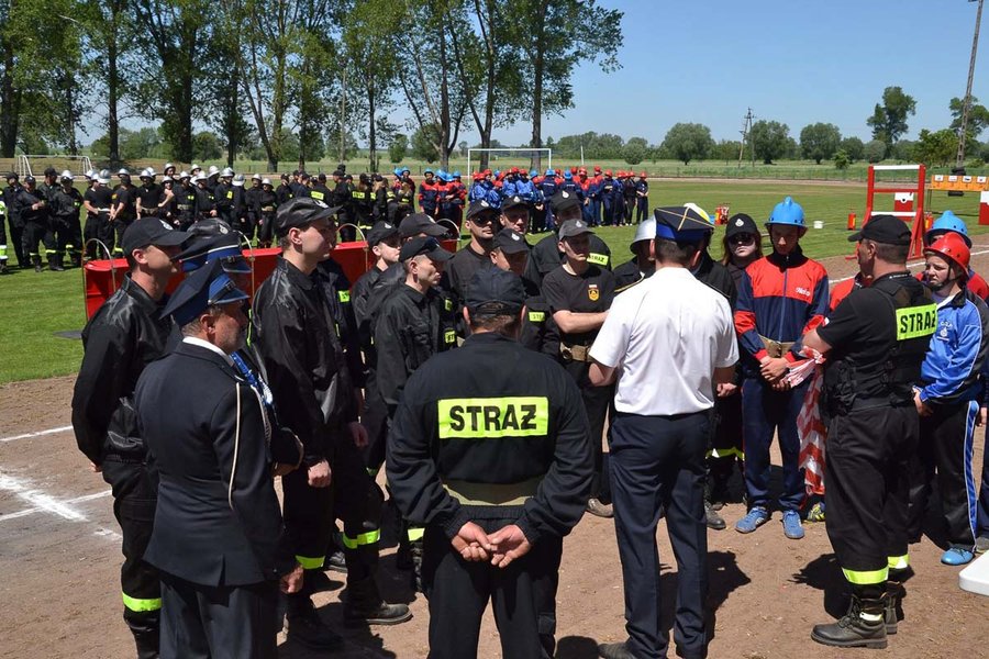 Strażak ucierpiał podczas zawodów