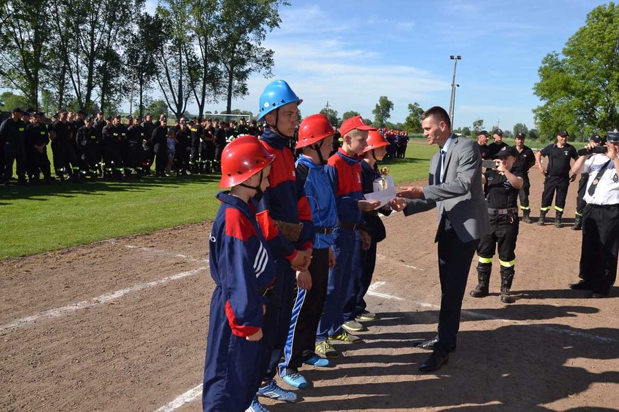 Strażak ucierpiał podczas zawodów