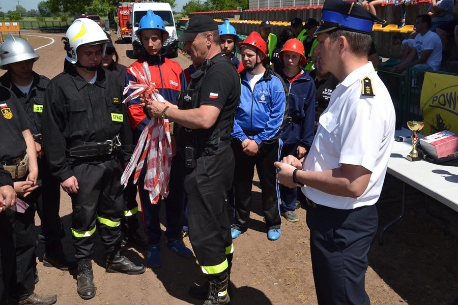 Strażak ucierpiał podczas zawodów