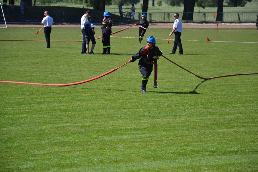 Strażak ucierpiał podczas zawodów